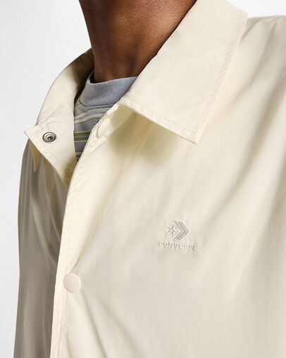 Converse Go-To Andover Coach's Women Jacket White NZ | C-09247659
