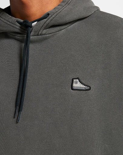 Converse Go-To Chuck 70 Loose Fit Men Hoodie Black NZ | C-85032679