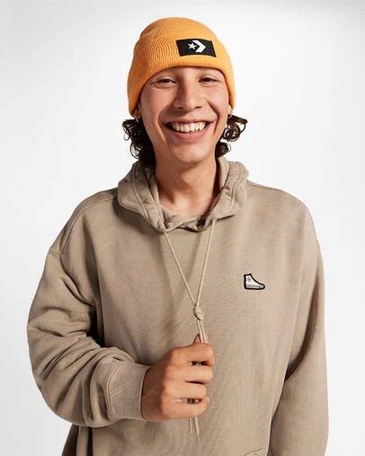 Converse Go-To Chuck 70 Loose Fit Men Hoodie Khaki NZ | C-36029879