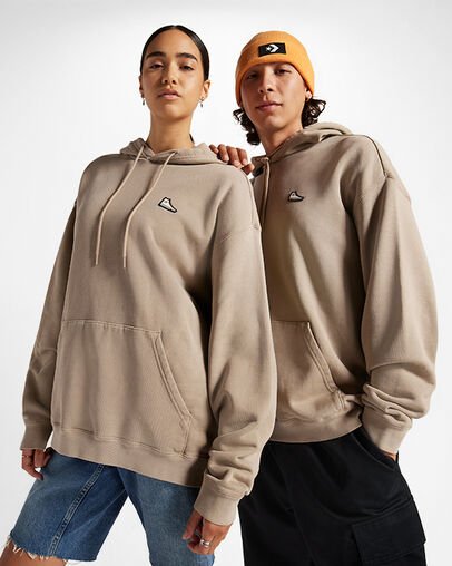 Converse Go-To Chuck 70 Loose Fit Men Hoodie Khaki NZ | C-36029879