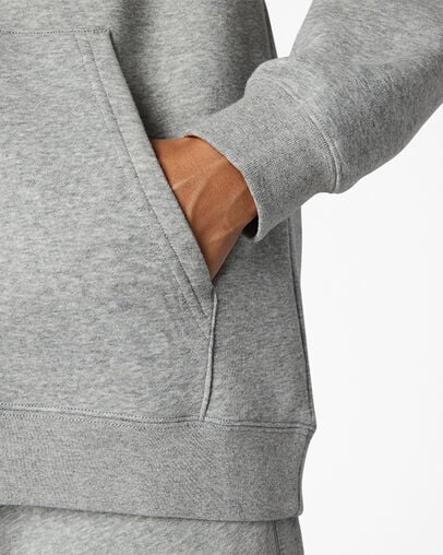 Converse Go-To Embroidered Star Chevron Standard-Fit Fleece Women Hoodie Grey NZ | C-15438029