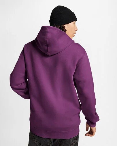 Converse Go-To Embroidered Star Chevron Standard-Fit Fleece Women Hoodie Purple NZ | C-84972609