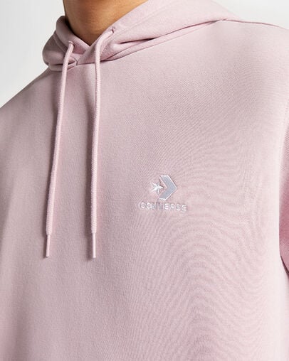 Converse Go-To Embroidered Star Chevron Standard-Fit Fleece Women Hoodie Purple NZ | C-76052499