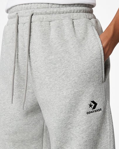 Converse Go-To Embroidered Star Chevron Standard-Fit Men Sweatpants Grey NZ | C-98361759