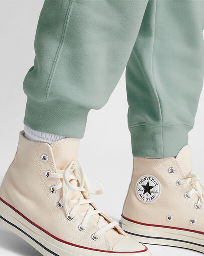 Converse Go-To Embroidered Star Chevron Standard-Fit Men Sweatpants Green NZ | C-35862749