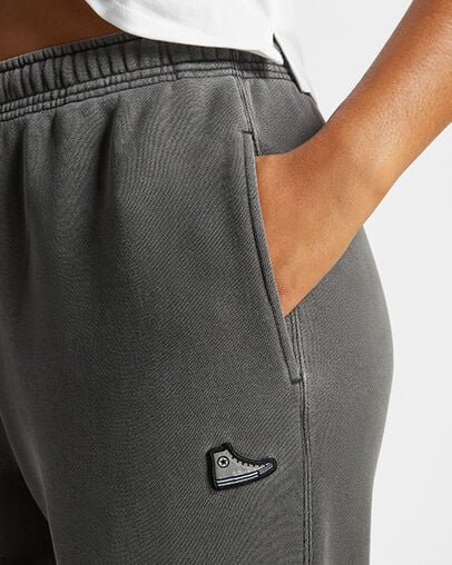 Converse Go-To Sneaker Patch Loose-Fit Women Sweatpants Black NZ | C-20143699
