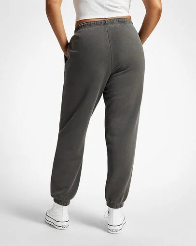 Converse Go-To Sneaker Patch Loose-Fit Women Sweatpants Black NZ | C-20143699
