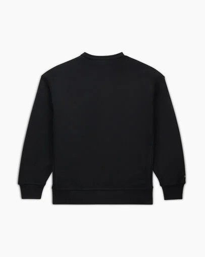 Converse Gold Standard Crew Neck Men Sweatshirt Black NZ | C-62105349