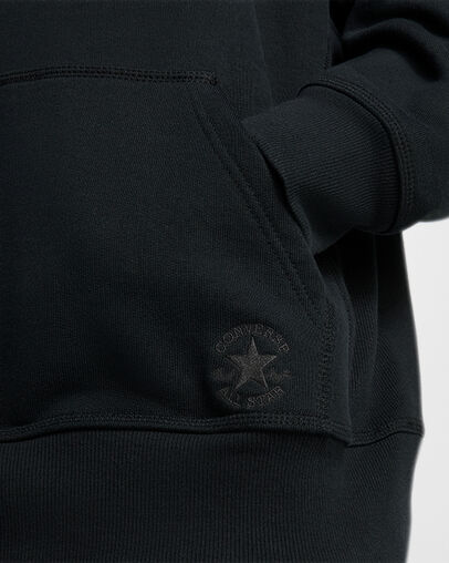 Converse Gold Standard Loose-Fit Men Hoodie Black NZ | C-23165409