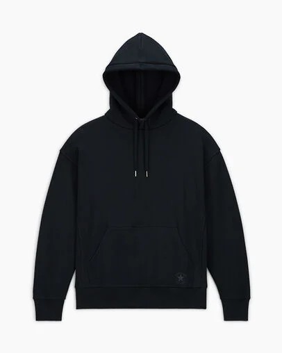Converse Gold Standard Loose-Fit Men Hoodie Black NZ | C-23165409