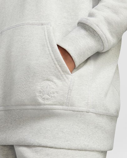 Converse Gold Standard Loose-Fit Men Hoodie Light Grey NZ | C-32670489