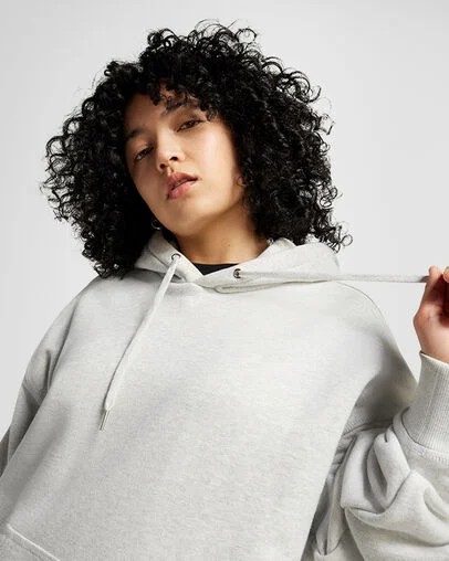Converse Gold Standard Loose-Fit Men Hoodie Light Grey NZ | C-32670489