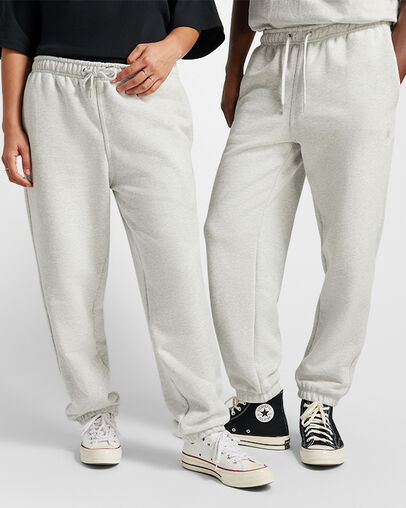 Converse Gold Standard Men Sweatpants Light Grey NZ | C-17649509