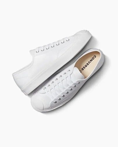 Converse Jack Purcell Leather Men Tennis Shoes White NZ | C-57436809