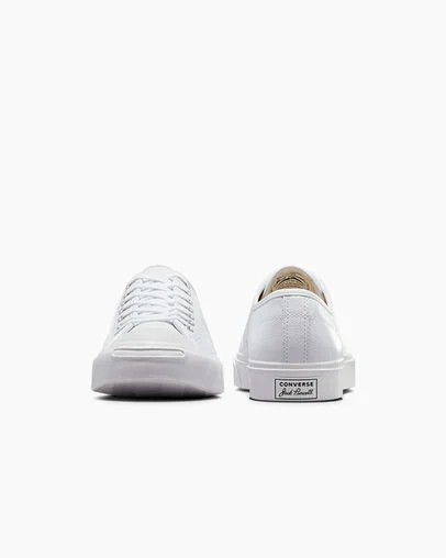 Converse Jack Purcell Leather Men Tennis Shoes White NZ | C-57436809