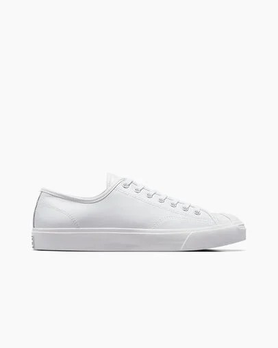 Converse Jack Purcell Leather Men Tennis Shoes White NZ | C-57436809