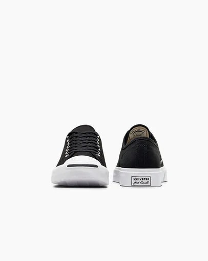 Converse Jack Purcell Men Canvas Shoes Black / White NZ | C-29078469