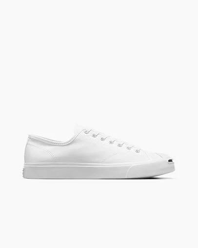 Converse Jack Purcell Men Canvas Shoes White / Black NZ | C-54381729