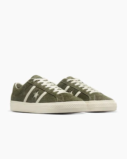 Converse One Star Academy Pro Suede Men Skate Shoes Dark Green / Black NZ | C-49081539