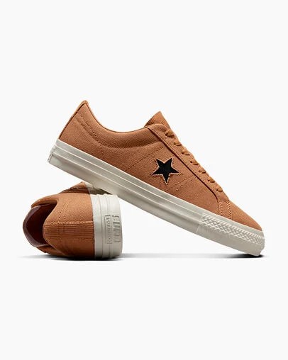 Converse One Star Pro Men Skate Shoes Brown NZ | C-69402319