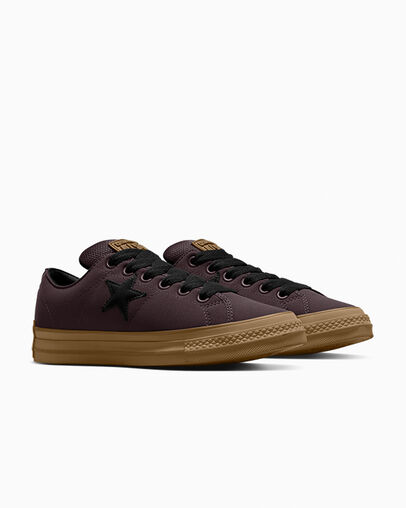 Converse One Star Puff Men Skate Shoes Burgundy / Black NZ | C-75264939
