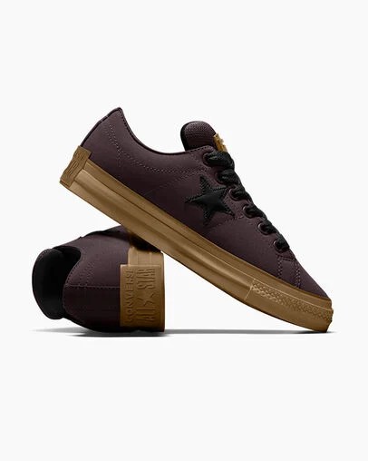 Converse One Star Puff Men Skate Shoes Burgundy / Black NZ | C-75264939