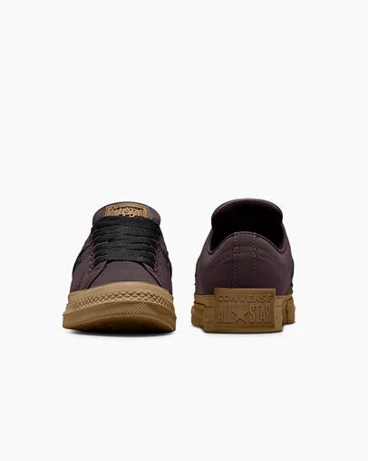 Converse One Star Puff Men Skate Shoes Burgundy / Black NZ | C-75264939