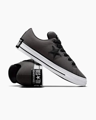 Converse One Star Puff Men Skate Shoes Black / White NZ | C-61043789