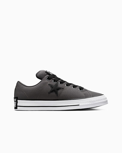 Converse One Star Puff Men Skate Shoes Black / White NZ | C-61043789
