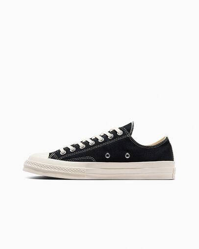 Converse PLAY Comme des Garçons Single Heart Chuck 70 Men Sneakers Black / Red NZ | C-36142879