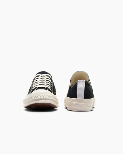 Converse PLAY Comme des Garçons Single Heart Chuck 70 Men Sneakers Black / Red NZ | C-36142879