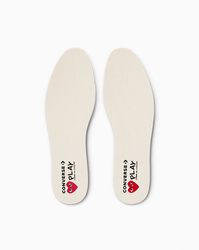 Converse PLAY Comme des Garçons Single Heart Chuck 70 Men Sneakers White / Red / Black NZ | C-45683279