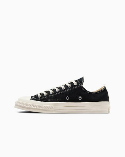 Converse PLAY Comme des Garçons Single Heart Chuck 70 Men Sneakers Black / Red NZ | C-83092479