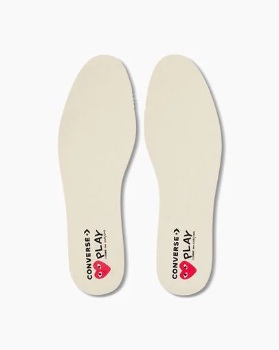 Converse PLAY Comme des Garçons Single Heart Chuck 70 Women Sneakers Black / Red NZ | C-34675199