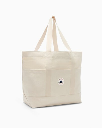 Converse Premium Canvas Men Tote Bag Beige NZ | C-76423959
