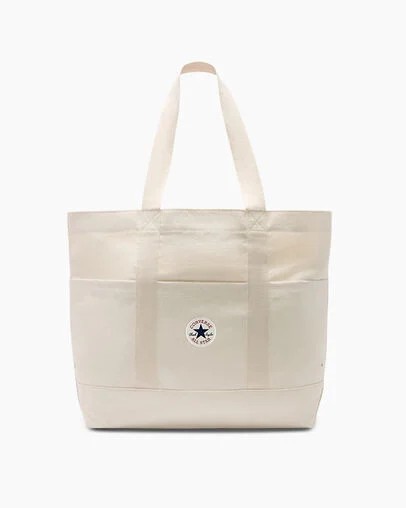 Converse Premium Canvas Men Tote Bag Beige NZ | C-76423959