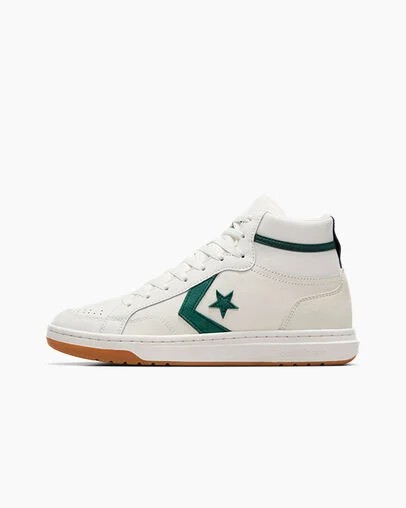 Converse Pro Blaze Classic Sport Luxe Women Basketball Shoes White / Green NZ | C-92051349