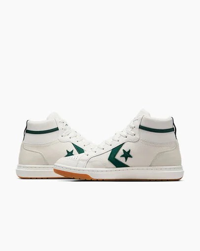 Converse Pro Blaze Classic Sport Luxe Women Basketball Shoes White / Green NZ | C-92051349