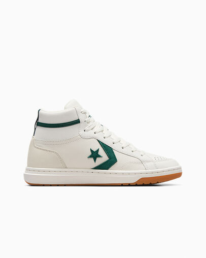 Converse Pro Blaze Classic Sport Luxe Women Basketball Shoes White / Green NZ | C-92051349