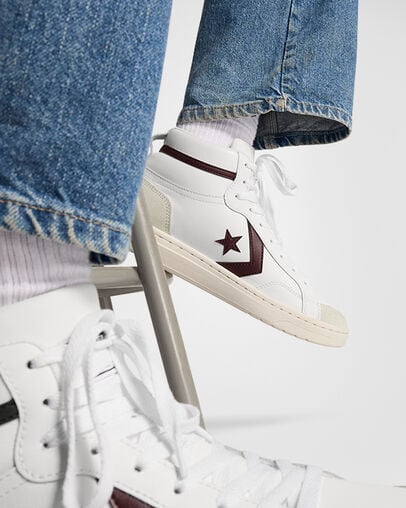Converse Pro Blaze Classic Women Boots Burgundy / Purple / White NZ | C-93650749