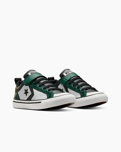 Converse Pro Blaze Kids' Sneakers Green / Black / White NZ | C-18092739