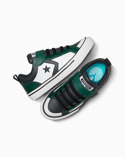 Converse Pro Blaze Kids' Sneakers Green / Black / White NZ | C-18092739