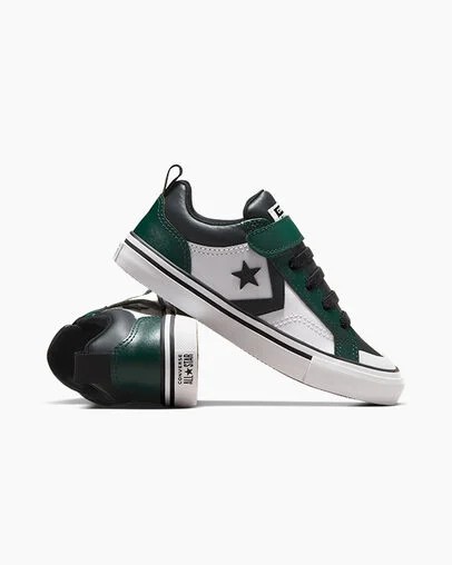 Converse Pro Blaze Kids' Sneakers Green / Black / White NZ | C-18092739
