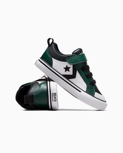 Converse Pro Blaze Kids' Sneakers Green / Black / White NZ | C-58492019