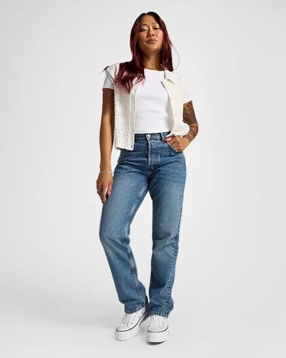 Converse Ribbed Slim Women T Shirts White NZ | C-49027159