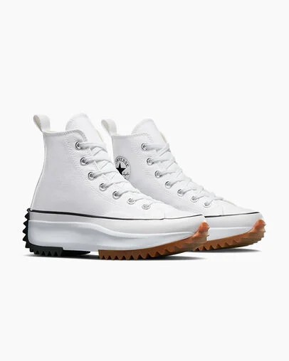 Converse Run Star Hike Men Platform Shoes White / Black NZ | C-06597439