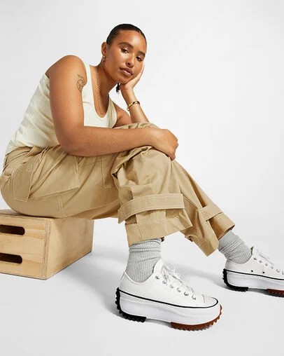 Converse Run Star Hike Men Platform Shoes White / Black NZ | C-86254979