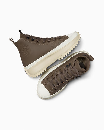 Converse Run Star Hike Women Platform Shoes Brown / Black NZ | C-37840159