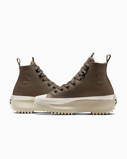 Converse Run Star Hike Women Platform Shoes Brown / Black NZ | C-37840159