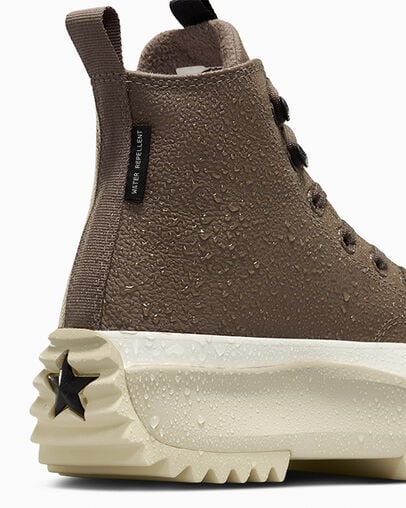Converse Run Star Hike Women Platform Shoes Brown / Black NZ | C-37840159